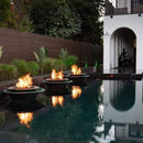 The Outdoor Plus - Cazo Round Hammered Copper Fire & Water with 360° Spill OPT-FW360