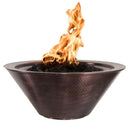 The Outdoor Plus - Cazo Round Hammered Copper Fire Bowl OPT-NWF