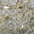 The Outdoor Plus - Fire Media Glass, Pebbles, Polished Lava, Reflective, and Lava Chunks