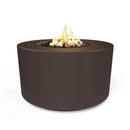 The Outdoor Plus - Florence 42" x 24" Tall Round Concrete Fire Pit OPT-FL4224