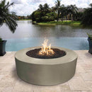 The Outdoor Plus - Florence 46" Round Concrete Fire Pit OPT-FL4620