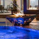 The Outdoor Plus - Light House (Miami) LED Aluminum Powder Coated Fire Bowl OPT-LHFOMIAPC