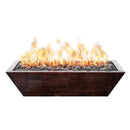 The Outdoor Plus - Linear Maya Hammered Copper Fire Bowl OPT-20MCFO
