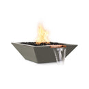 The Outdoor Plus - Maya Square Concrete Fire & Water Bowl OPT-SFW