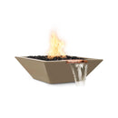 The Outdoor Plus - Maya Square Concrete Fire & Water Bowl OPT-SFW