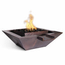 The Outdoor Plus - Maya Square Hammered Copper Fire & Water w/ Gravity Spill OPT-SQ-FANDW