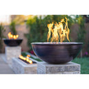 The Outdoor Plus - Sedona 27" Round Hammered Copper Fire Bowl OPT-27RCPRFO