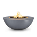 The Outdoor Plus - Sedona Round Concrete Fire Pit Table  - Wide Ledge