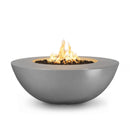 The Outdoor Plus - Sedona Round Concrete Fire Pit Table  - Wide Ledge