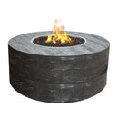 The Outdoor Plus - Sequoia Collection Round Wood Grain Fire Pit OPT-SEQ