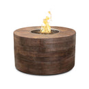 The Outdoor Plus - Sequoia Collection Round Wood Grain Fire Pit OPT-SEQ