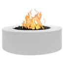 The Outdoor Plus - Unity Round Powder Coat Fire Pit Table w/ Hidden Propane Storage