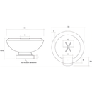 Prism Hardscapes - Toscano Round Concrete Fire and Water Bowl PH-442-FWB