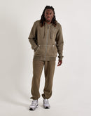 True Religion Big-T Full-Zip Fleece Hoodie