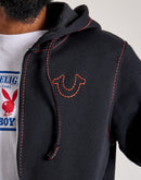 True Religion Big T Zip-Up Hoodie