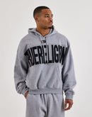 True Religion Knit Panel Cinched Fleece Hoodie