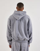 True Religion Knit Panel Cinched Fleece Hoodie