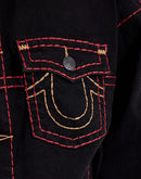 True Religion Super T Boxy Cropped Denim Jacket