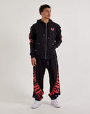 True Religion Arch Logo Full-Zip Fleece Hoodie