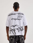 True Religion Script Logo Boxy Tee