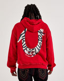 True Religion Horseshoe Paint Big-T Zip Fleece Hoodie