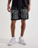 True Religion Block Logo Nylon Shorts