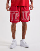 True Religion Block Logo Nylon Shorts