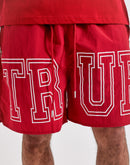 True Religion Block Logo Nylon Shorts