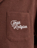 True Religion Knit Button-Down Shirt