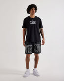 True Religion Wavy Logo Buddha Face Tee
