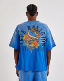 True Religion Floral Snake Oversized Tee
