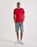 True Religion Ricky Flap Denim Shorts