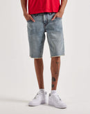 True Religion Ricky Flap Denim Shorts
