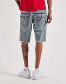 True Religion Ricky Flap Denim Shorts
