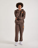 True Religion Crystal Tiger Vintage Zip Fleece Hoodie
