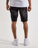 True Religion Ricky Flap Big T Denim Shorts