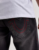 True Religion Ricky Flap Big T Denim Shorts