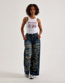 True Religion Jessie Super Baggy Denim Jeans
