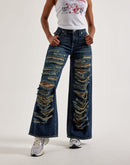 True Religion Jessie Super Baggy Denim Jeans