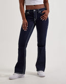 True Religion Becca Big T Mid-Rise Boot Cut Denim Jeans