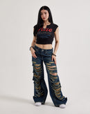 True Religion Retro Logo V-Notch Tee