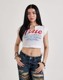 True Religion Retro Logo V-Notch Tee
