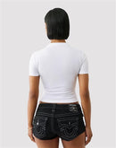 True Religion Crystal Leopard Tee