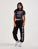 True Religion Crystal Leopard Tee