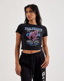 True Religion Crystal Leopard Tee