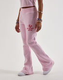 True Religion Embroidered Mid-Rise Big T Bootcut Fleece Sweatpants