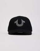 True Religion Rhinestone Horseshoe Trucker Hat
