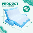 Two-Person Inflatable Pool Recliner