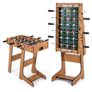 Space Saving Table Football With Durable Handle and 2 Footballs