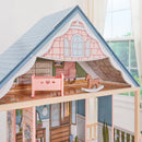 Charlotte Classic Wooden Dollhouse With 15-Piece Accessories